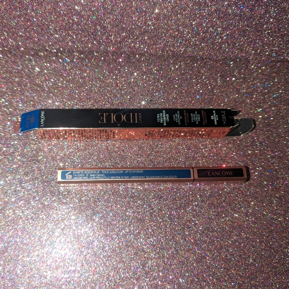 03 Aegean Blue Idole Ultra-Precise Felt Tip Waterproof Liquid Eyeliner Lancome
